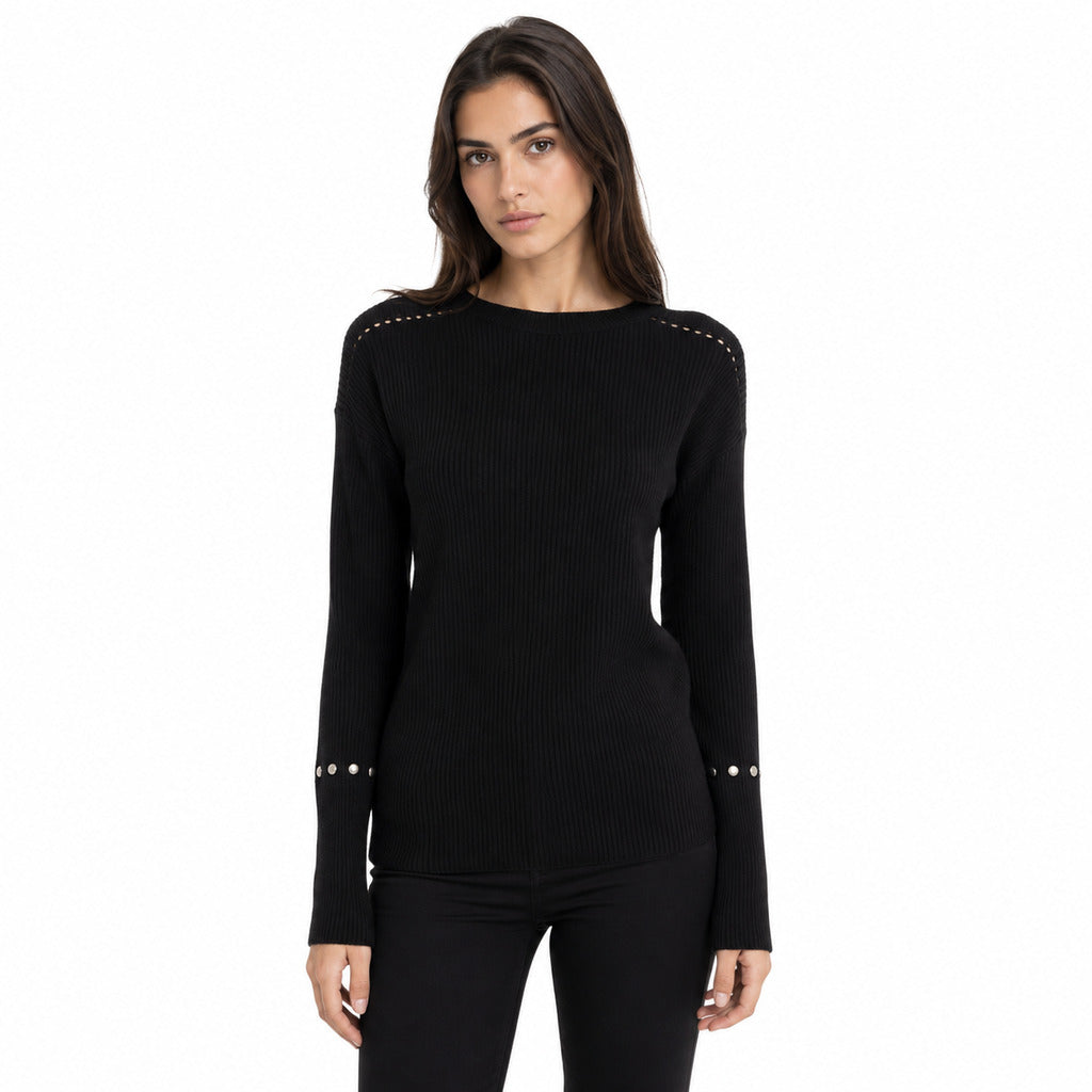Patrizia Pepe Women's Black Knit Top