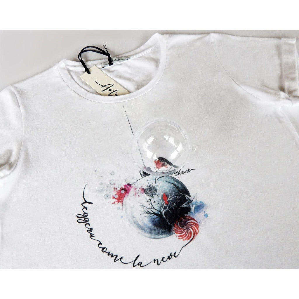 A.Tratti Women's White T-shirt