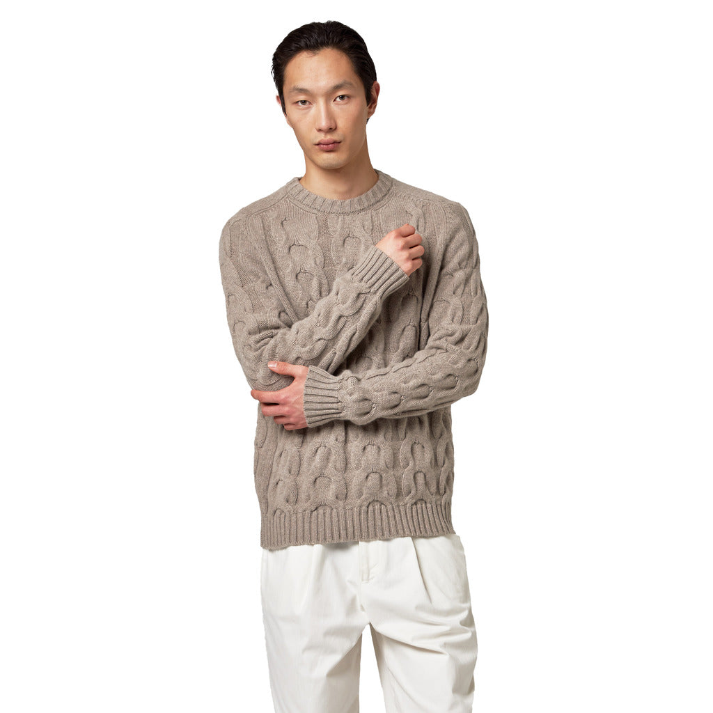Alpha Studio Men's Beige Sweater