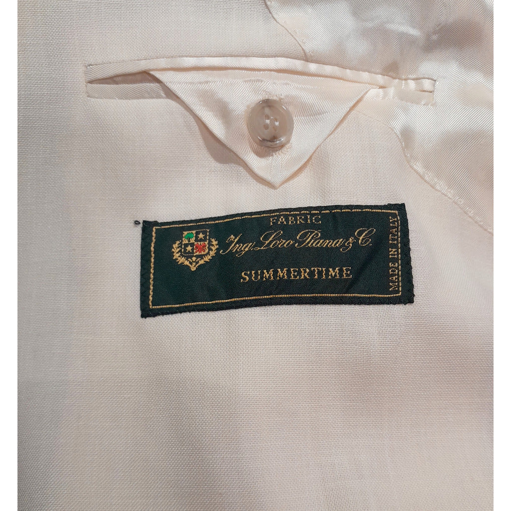 Loro Piana Fabric Men's White Suit