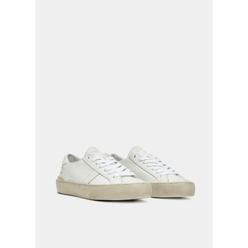D.A.T.E. Men's White Sneakers
