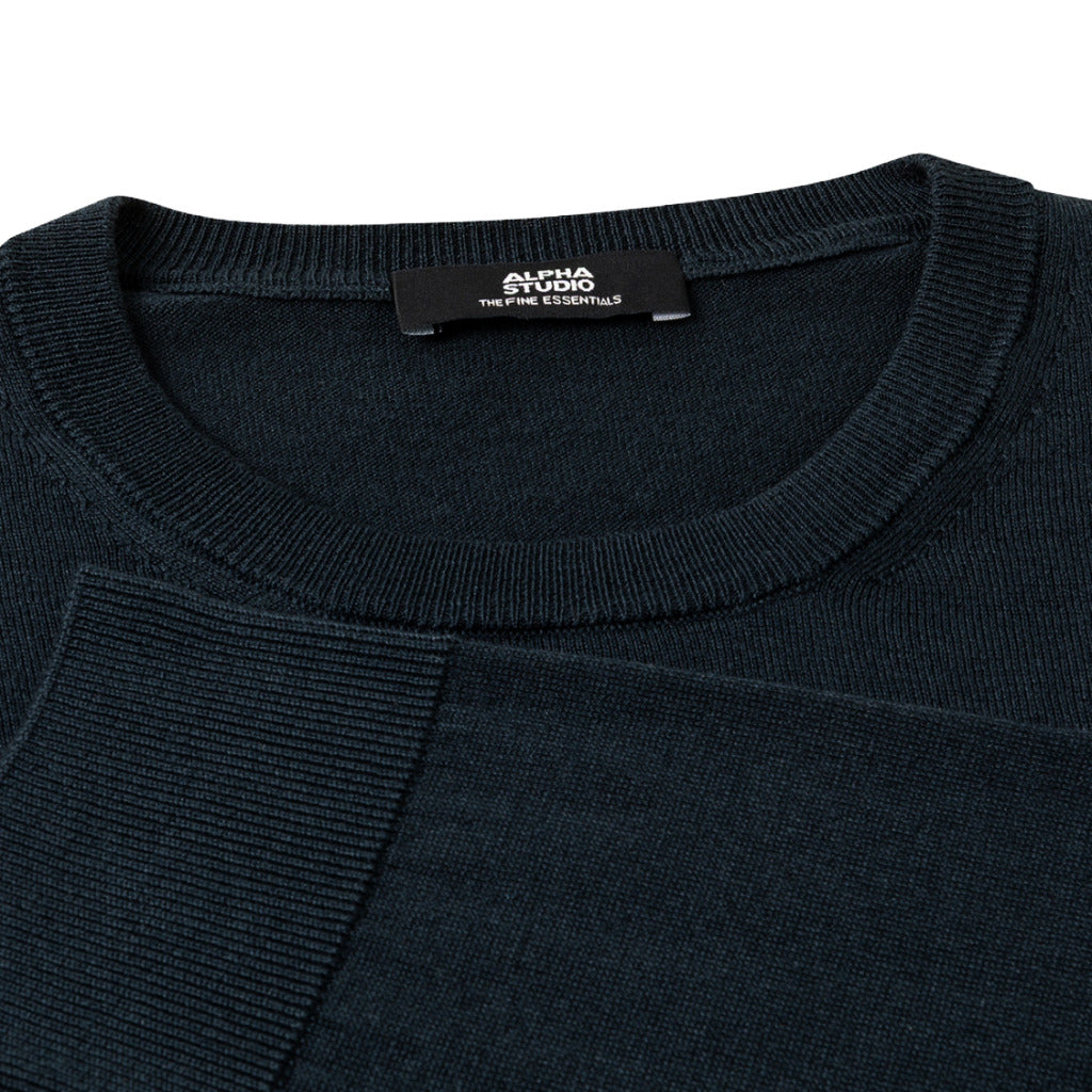Alpha Studio Men's Blue Sweater