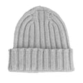 100% Cashmere Unisex Grey Cap