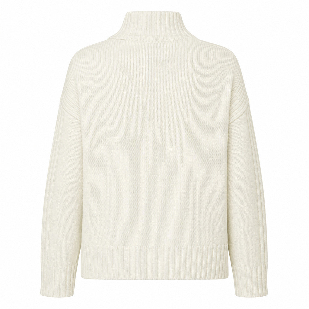 Alpha Studio Women's White Sweater