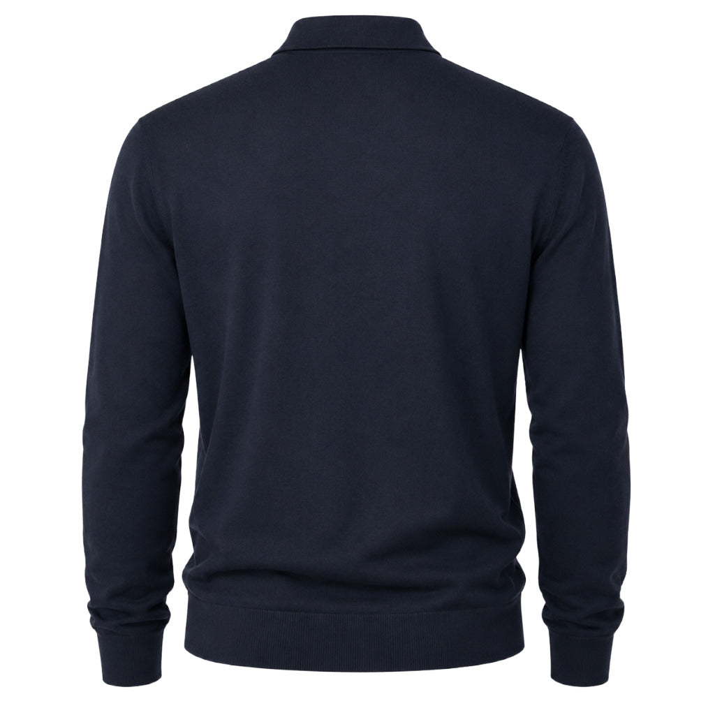 Alpha Studio Men's Blue Polo Shirt