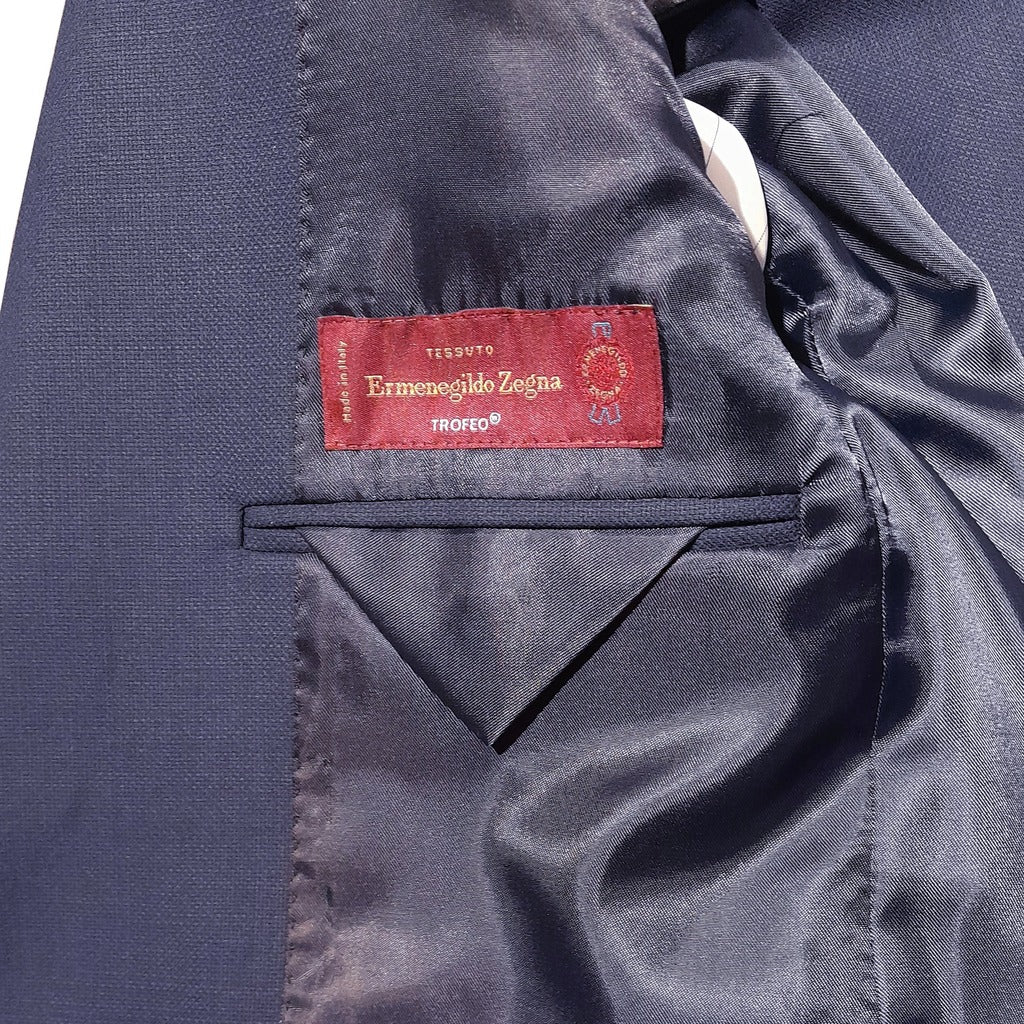 Ermenegildo Zegna Fabric Men's Blue Suit