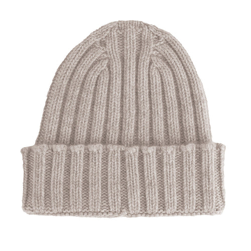 100% Cashmere Unisex Camel Cap
