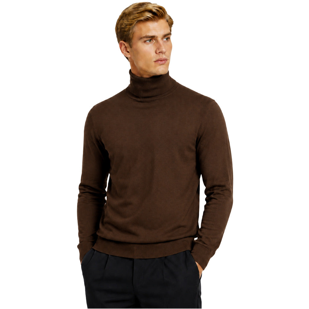 Alpha Studio Men's Brown Sweater