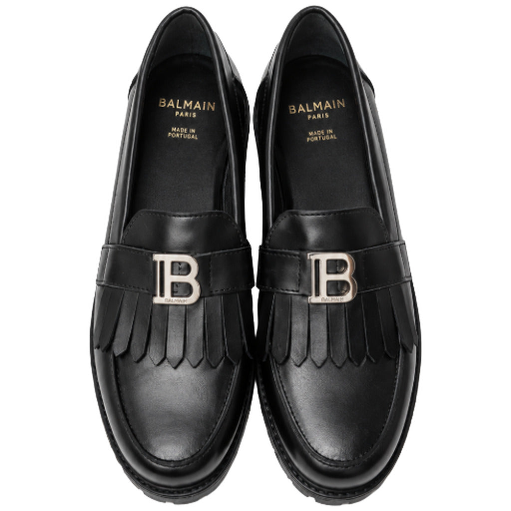 Balmain Women's Black Moccasins