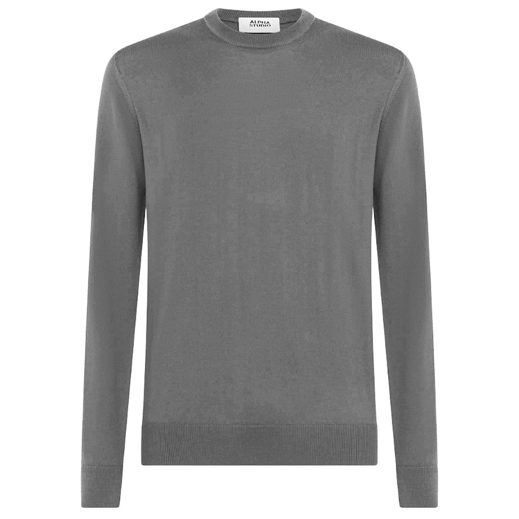 Alpha Studio Men's Grey Sweater