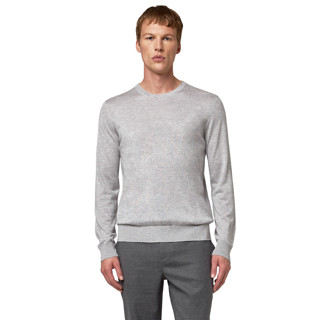 Alpha Studio Men's Grey Sweater