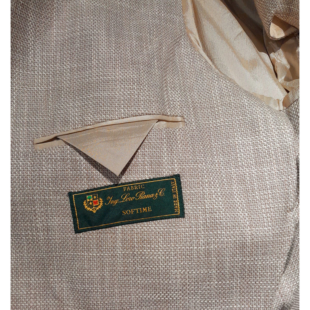 Loro Piana Fabric Men's Beige Blazer