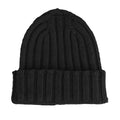 100% Cashmere Unisex Black Cap