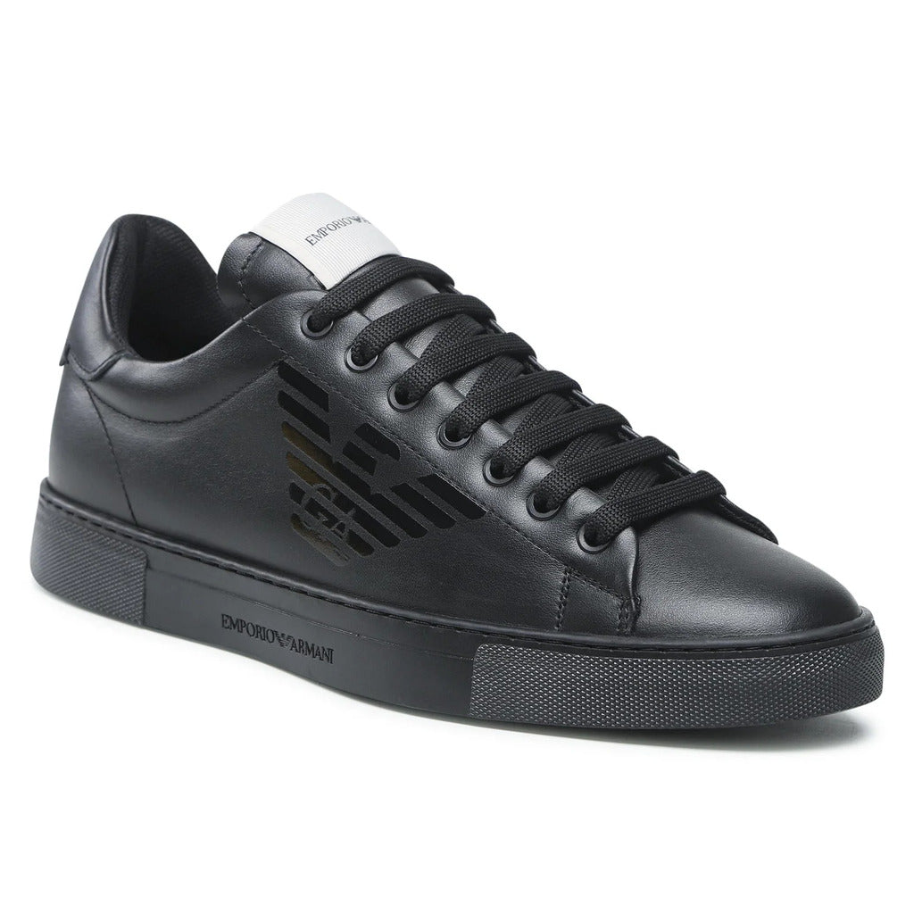 Emporio Armani Men's Black Sneakers