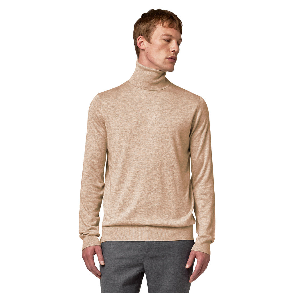 Alpha Studio Men's Camel Sweater