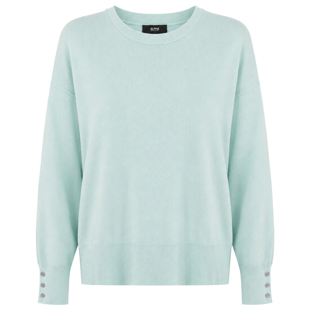 Alpha Studio Women's Green Sweater