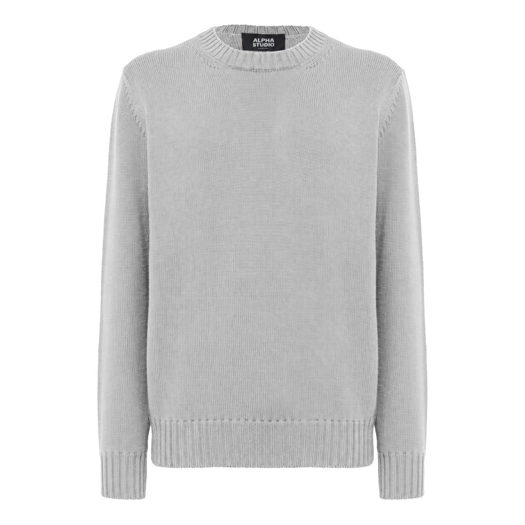 Alpha Studio Men's Grey Sweater