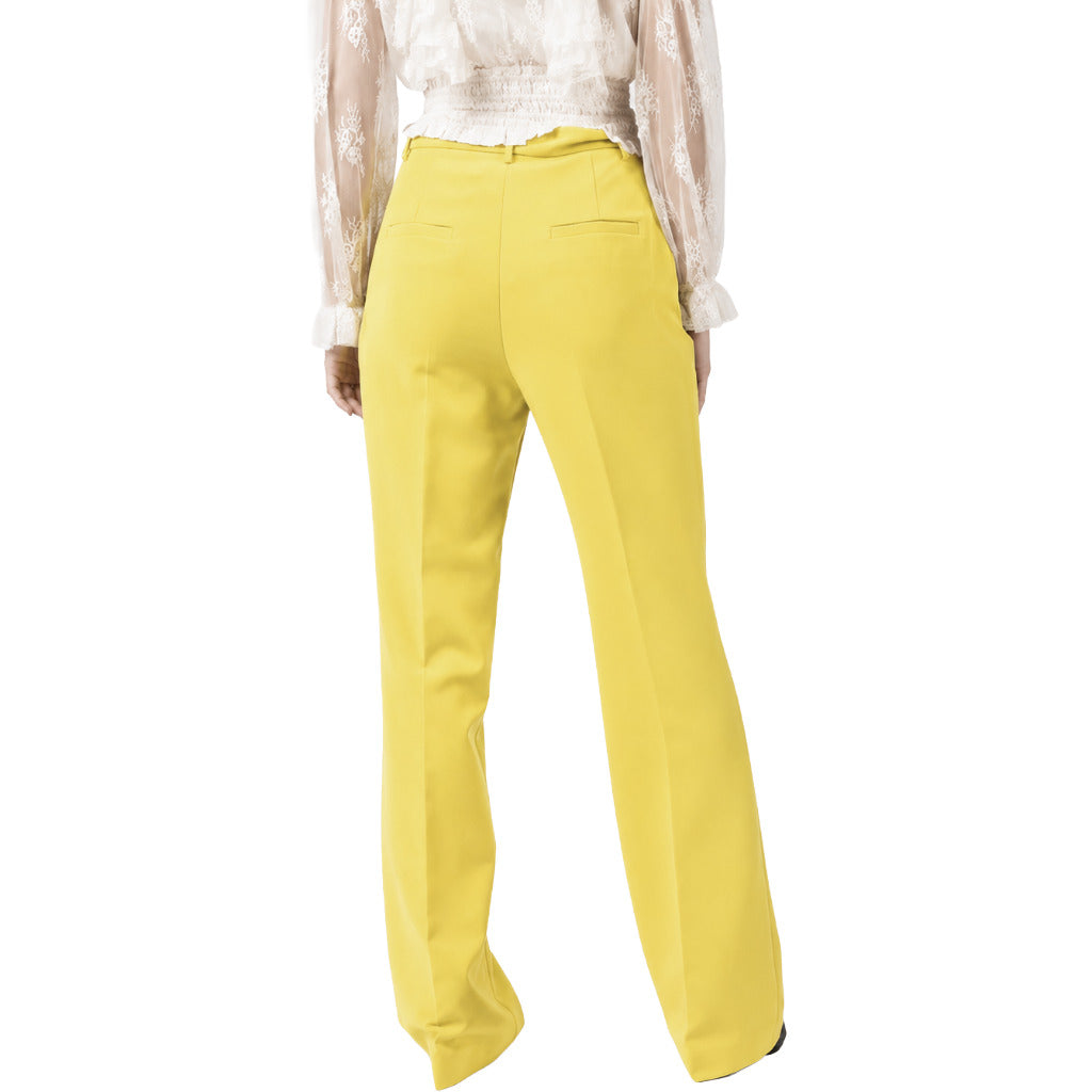 Pinko Women's Yellow Trousers