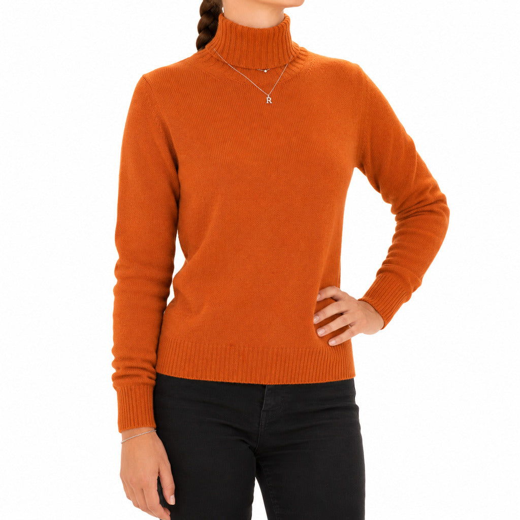 Emilio Romanelli Women's Orange Sweater