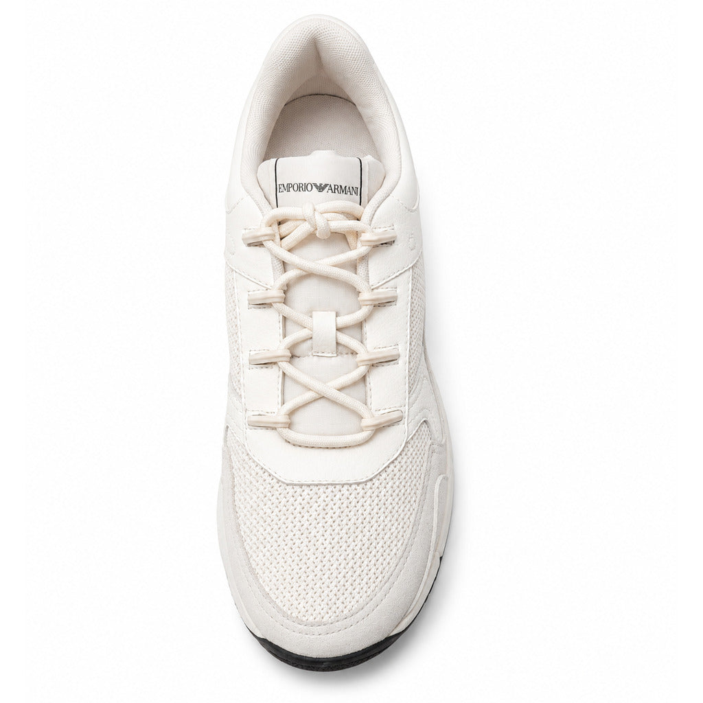 Emporio Armani Men's White Sneakers