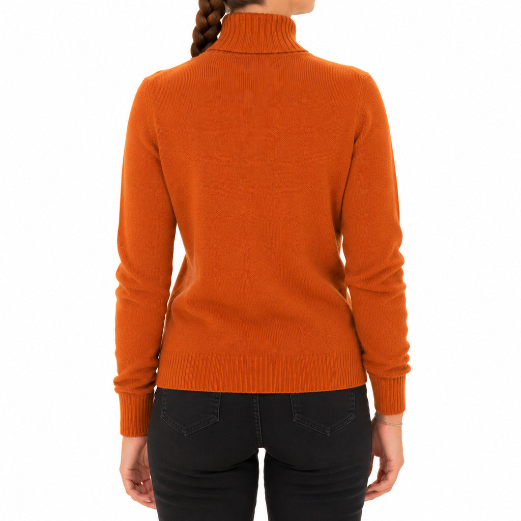 Emilio Romanelli Women's Orange Sweater