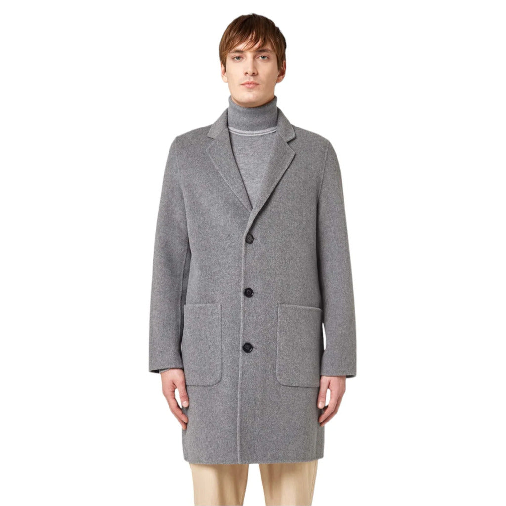 Alpha Studio Men's Grey Coat