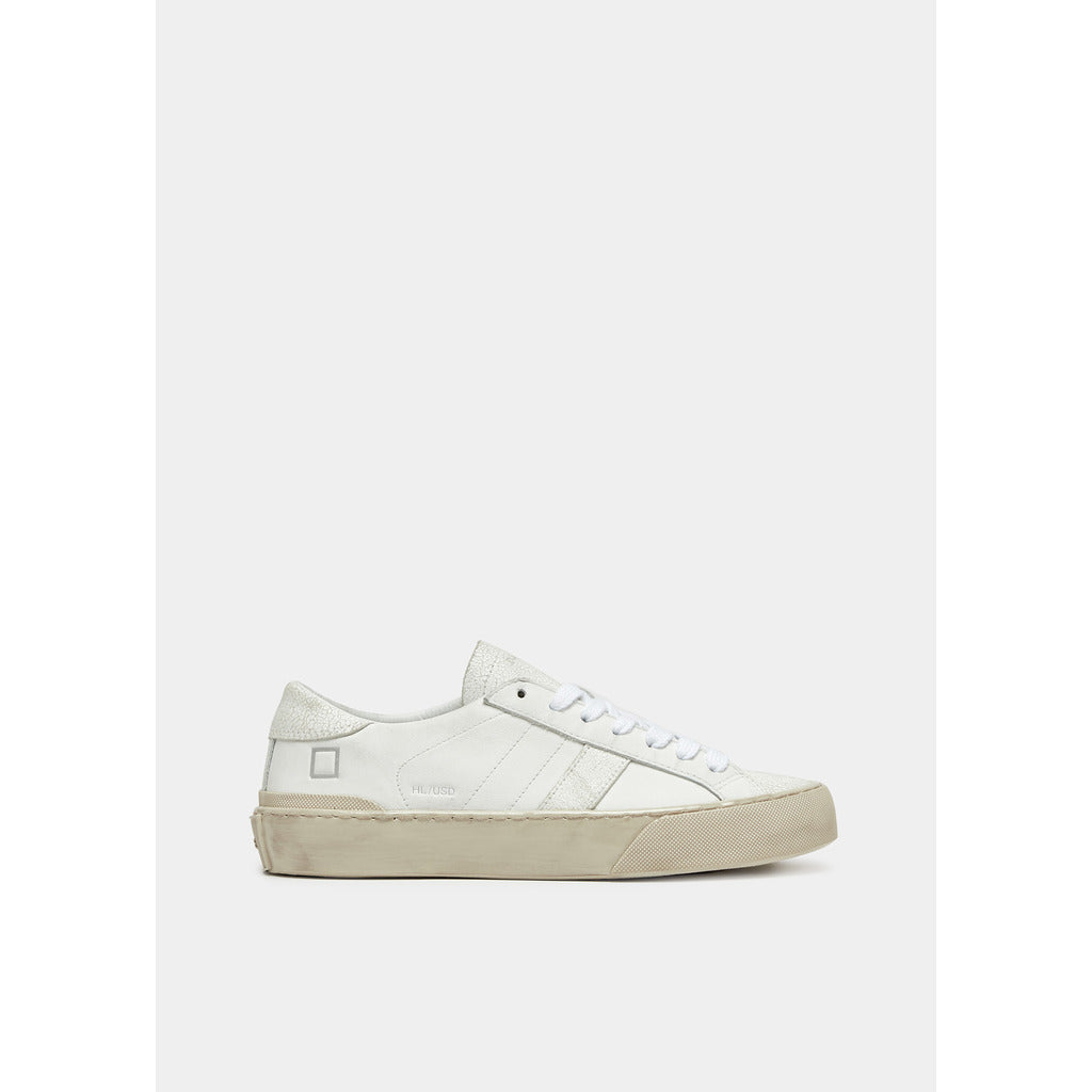 D.A.T.E. Men's White Sneakers