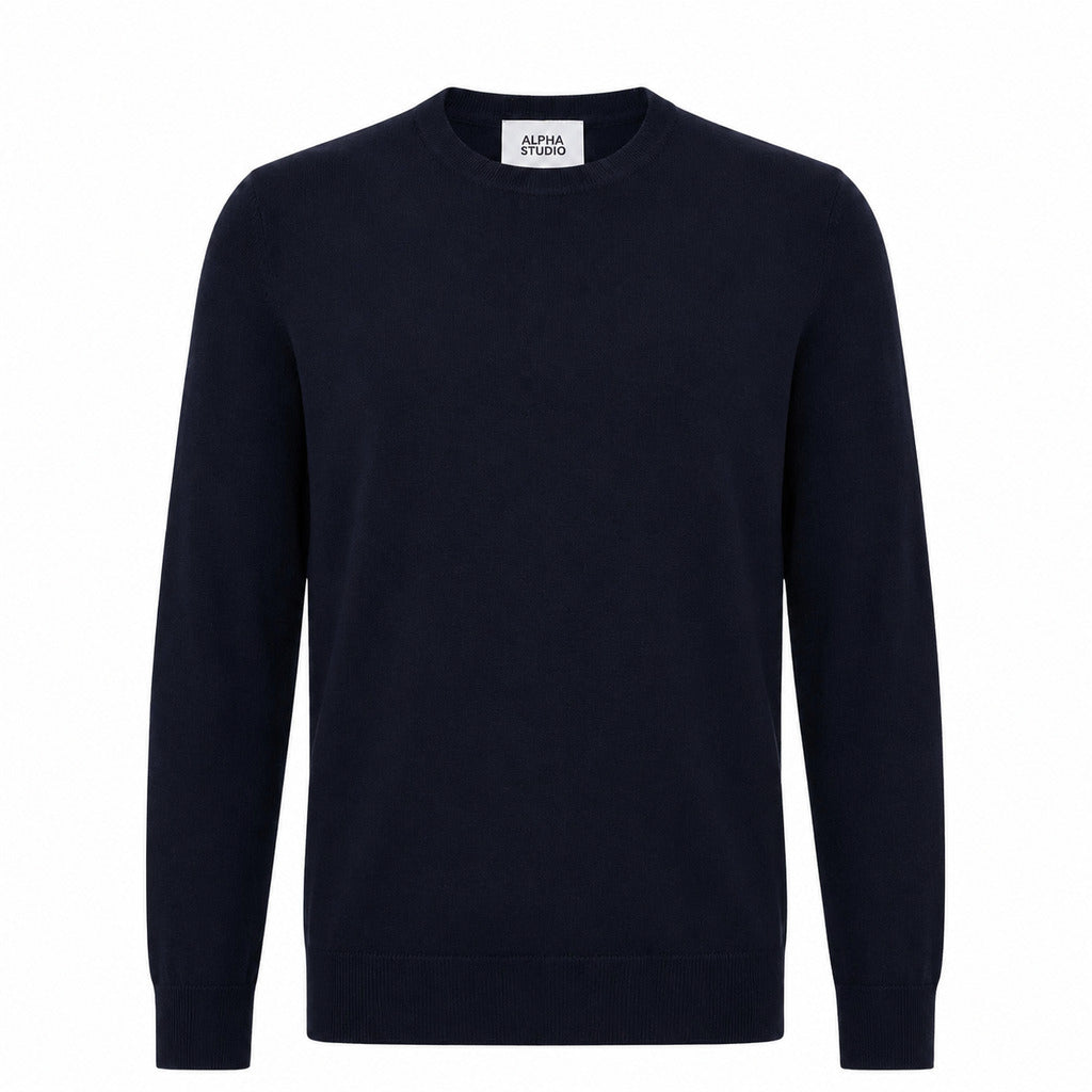 Alpha Studio Men's Blue Sweater
