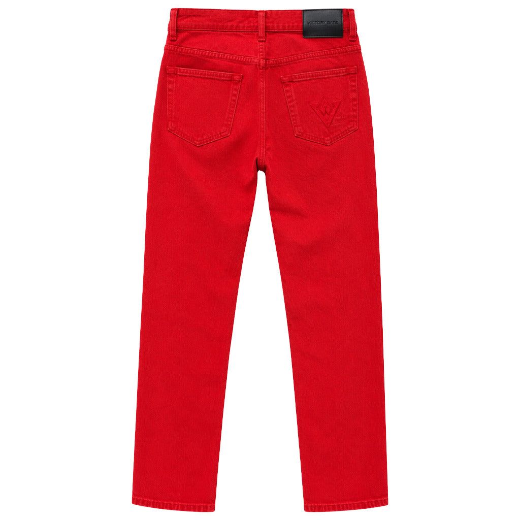 Victory Gate Women's Red Jeans