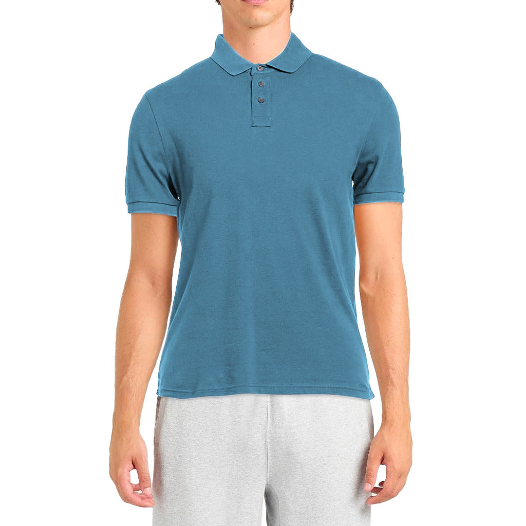 Alpha Studio Men's Light Blue Polo Shirt