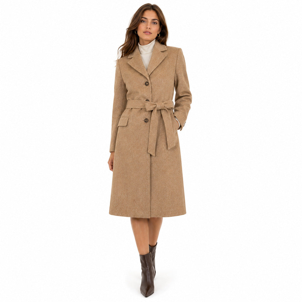 Loro Piana Fabric Women's Camel Coat