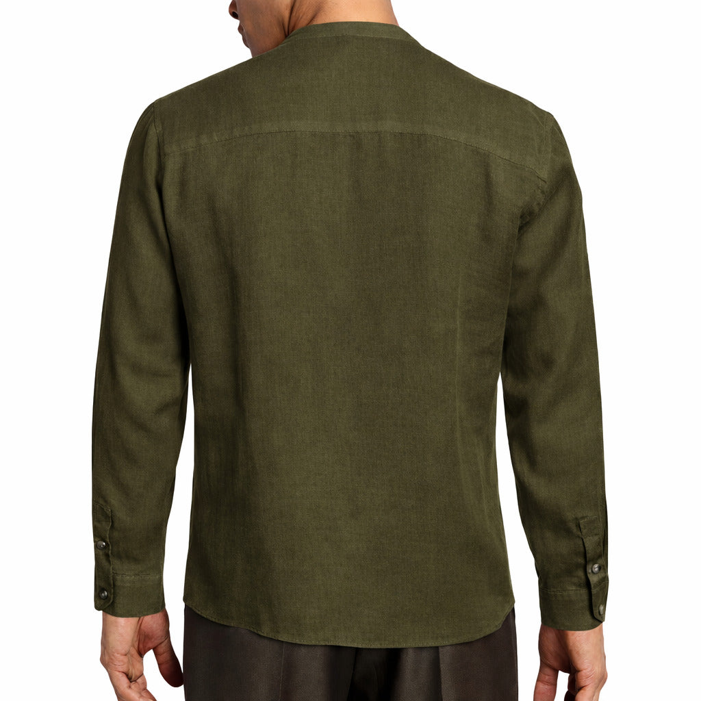 Alpha Studio Men's Green Shirt