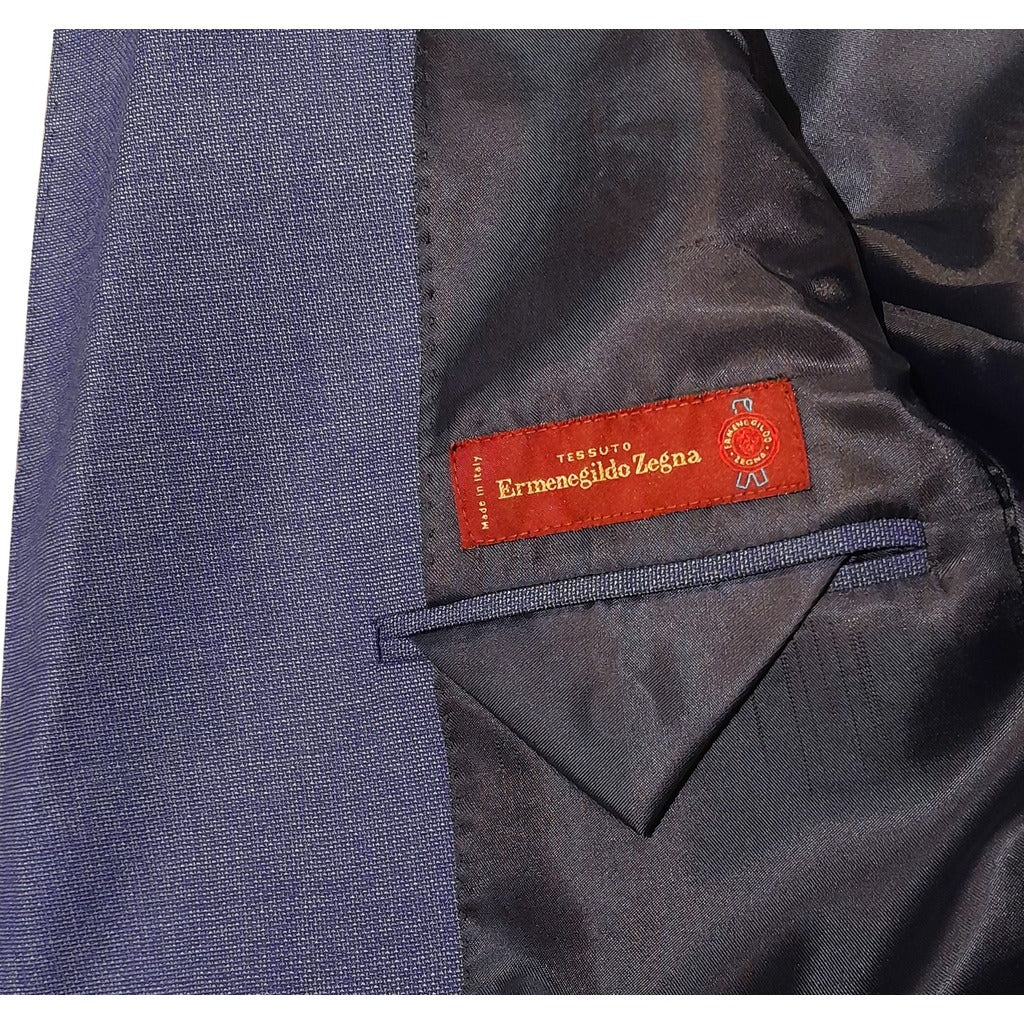 Ermenegildo Zegna Fabric Men's Blue Suit