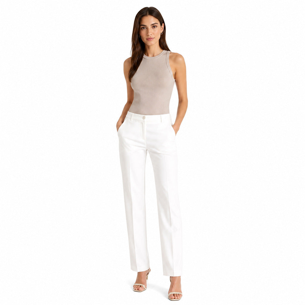 Pinko Women's White Trousers