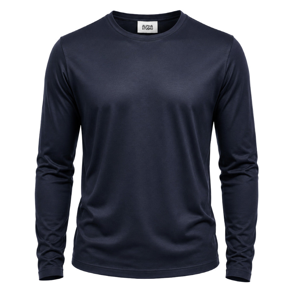 Alpha Studio Men's Blue T-shirt
