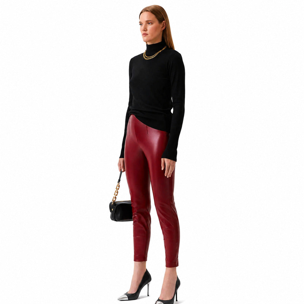 Patrizia Pepe Women's Red Trousers