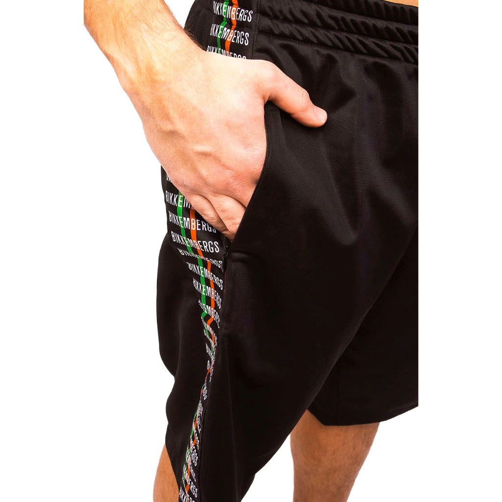 Bikkembergs Men's Black Shorts