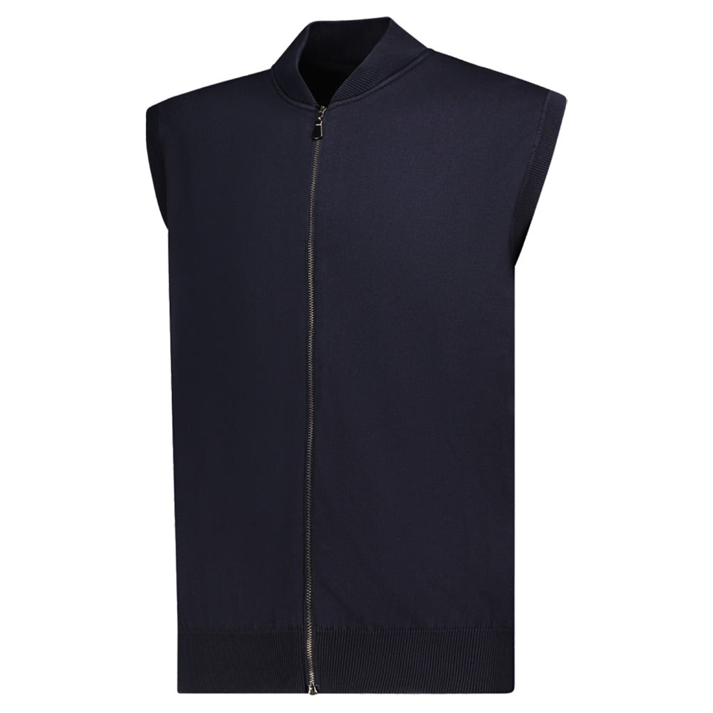 Alpha Studio Men's Blue Vest