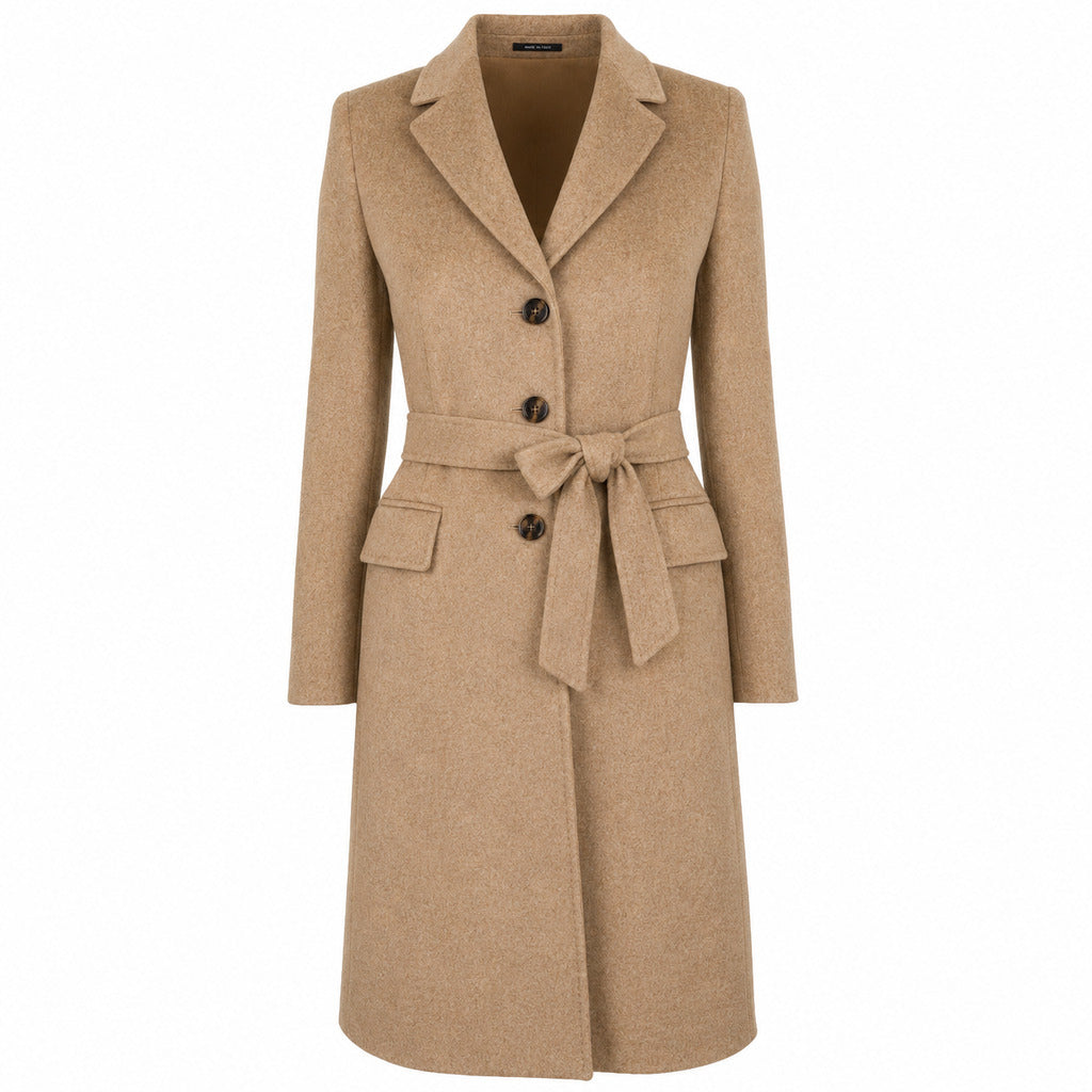 Loro Piana Fabric Women's Camel Coat