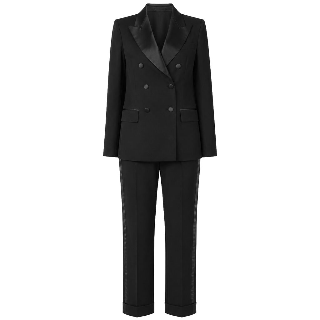 Loro Piana Fabric Women's Black Suit