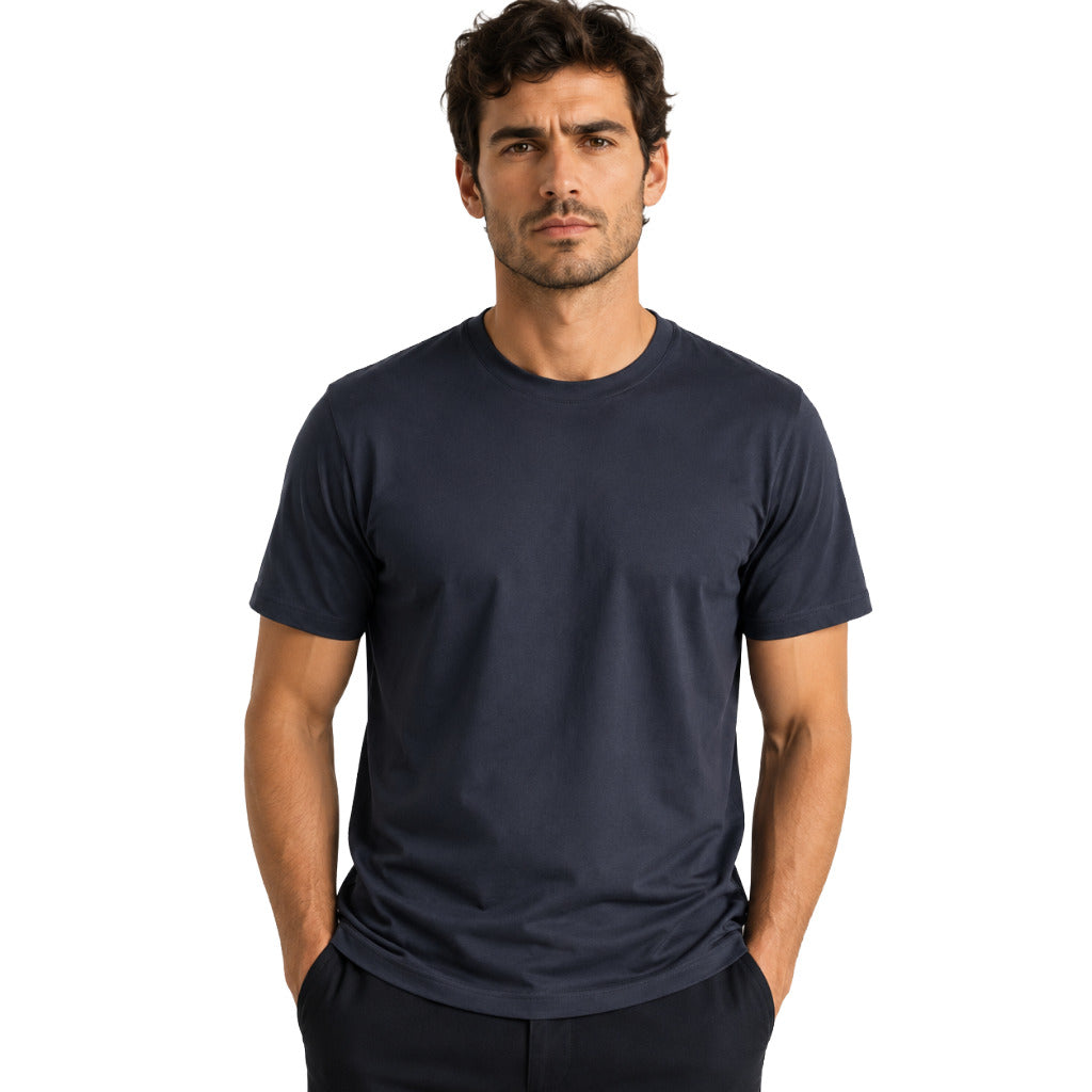 Alpha Studio Men's Blue T-shirt