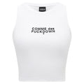 Comme Des Fuckdown Women's White Top