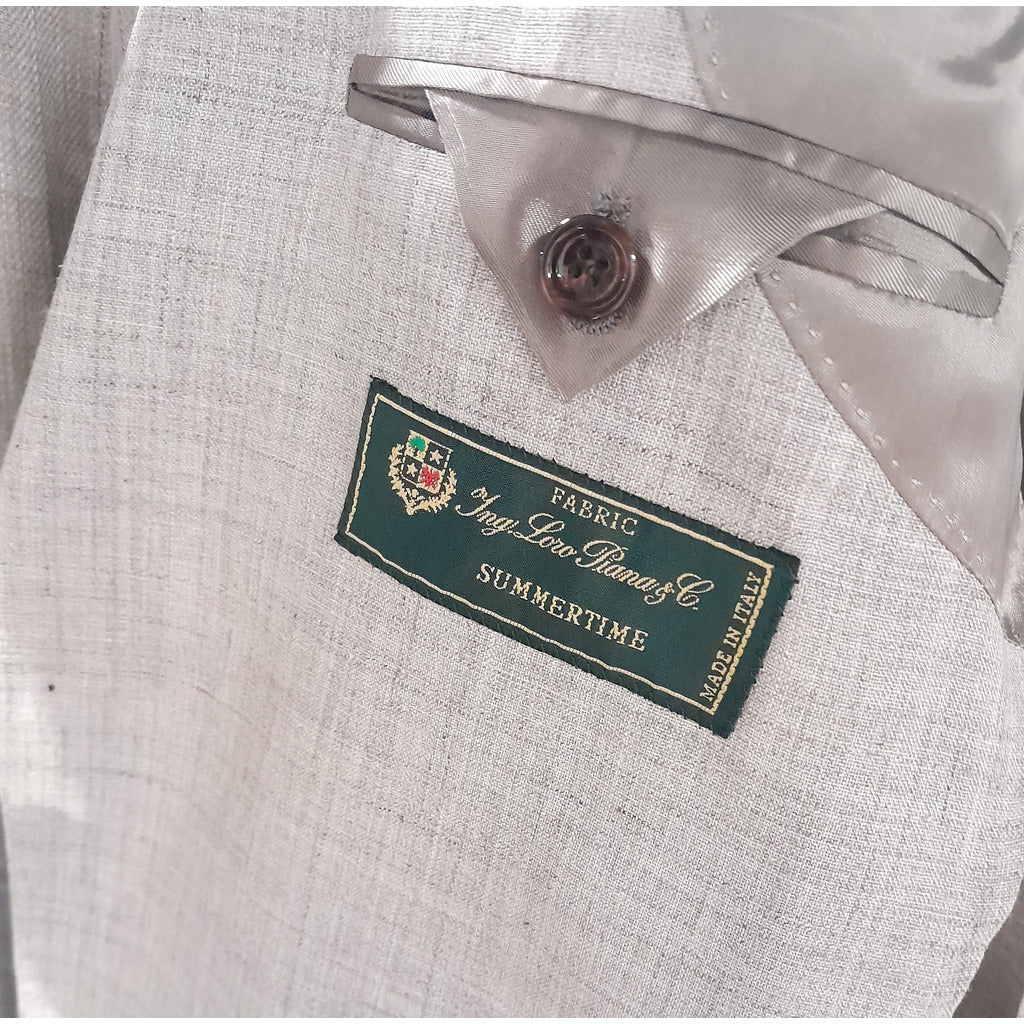 Loro Piana Fabric Men's Beige Suit