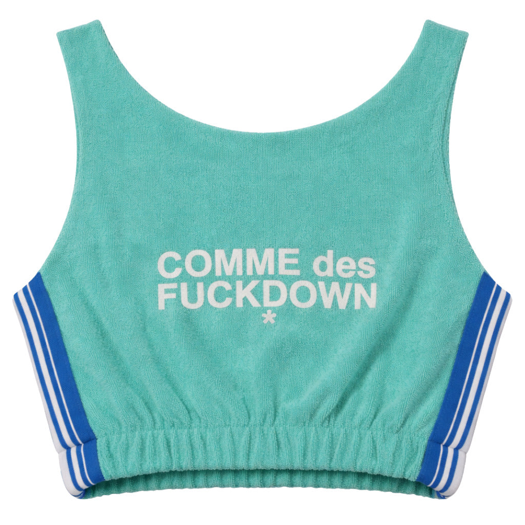 Comme Des Fuckdown Women's Green Top