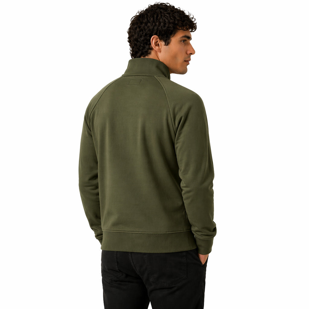 C.P. Company Men's Green Sweatshirt