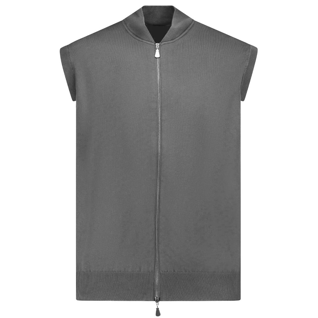 Alpha Studio Men's Grey Vest