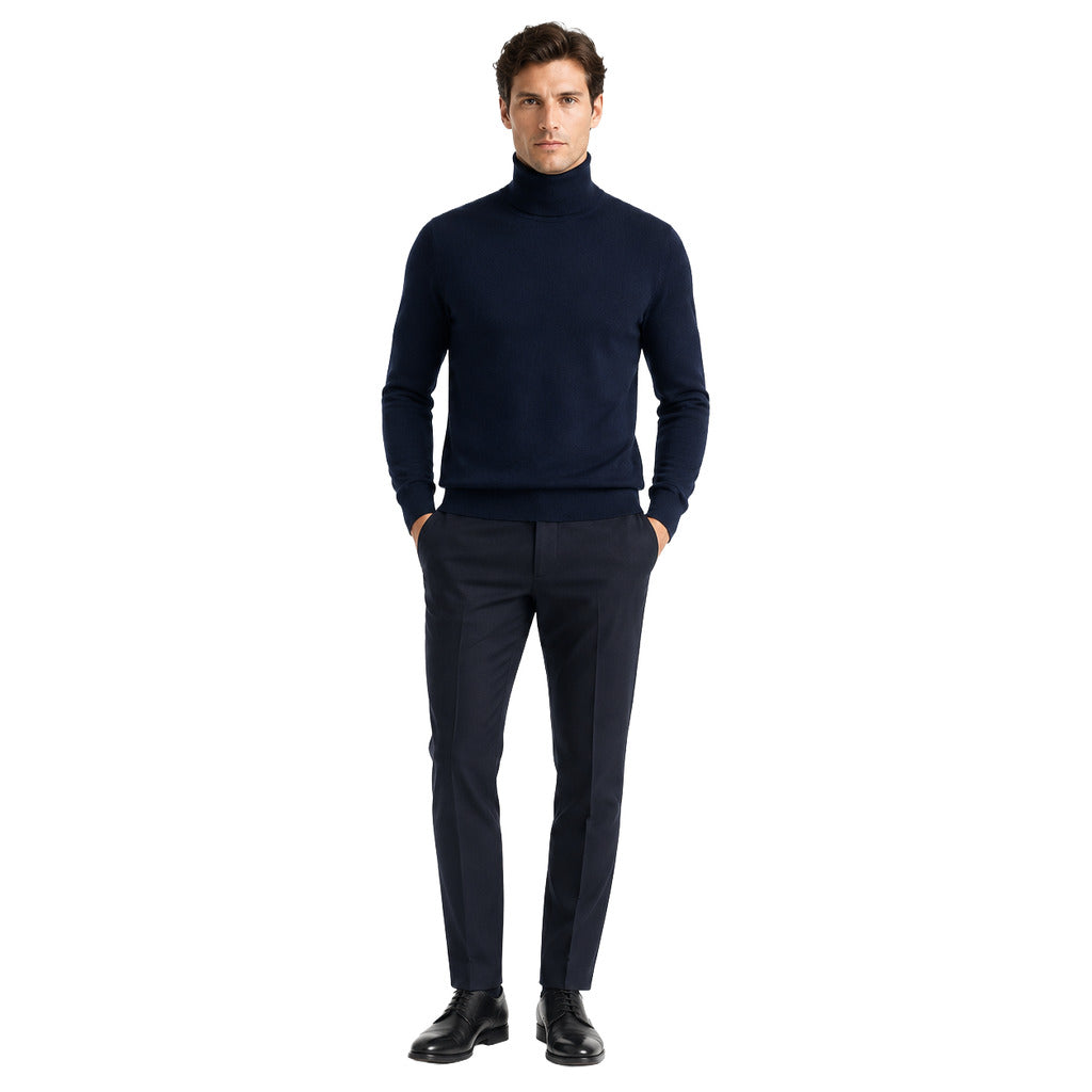 Alpha Studio Men's Blue Sweater