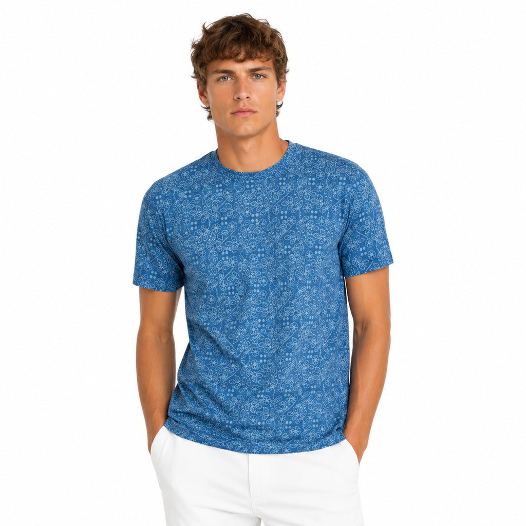 MC2 Saint Barth Men's Blue T-shirt