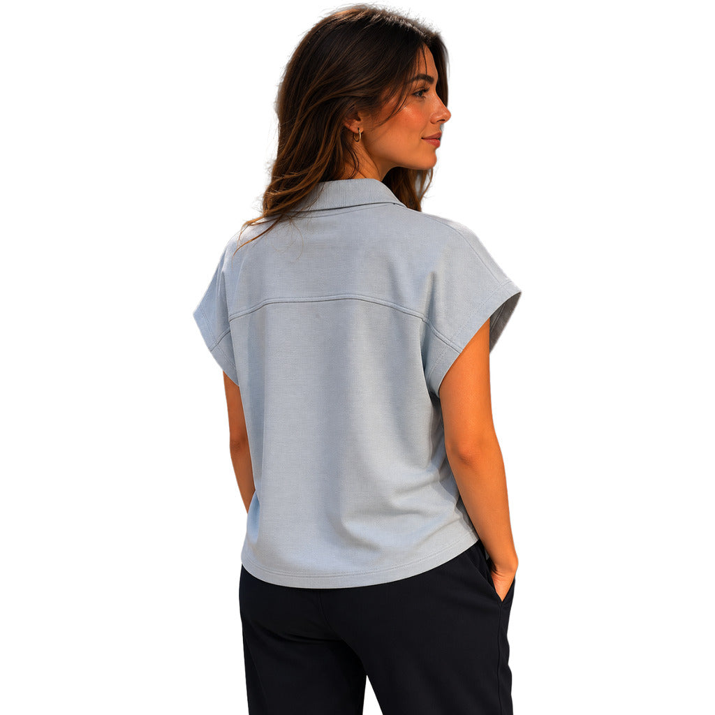 Parajumpers Women's Light Blue Polo Shirt