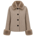 Loro Piana Fabric Women's Camel Coat